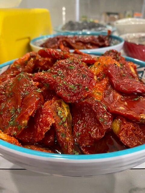 Sun Dried Peppers from Italy